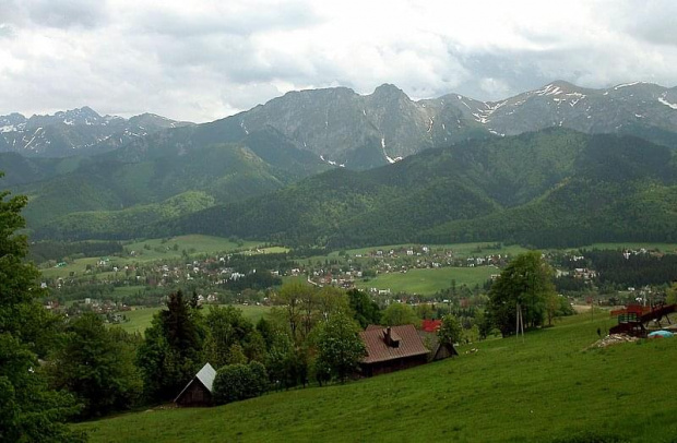 widok z Butorowego Wierchu na Giewont