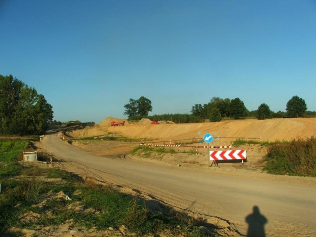 Budowa obwodnicy - okolice Markowoli i Kajetanowa #obwodnica #budowa #Kajetanów #Markowola