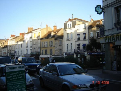 Fontainebleau - ulice w centrum