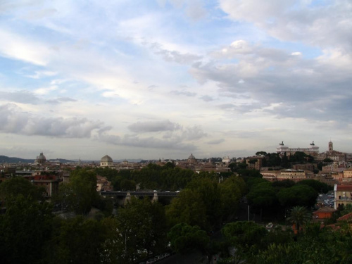 Panorama ze wzgórza Aventino