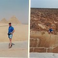 Pod i na... Piramidzie Cheopsa #Piramidy #PiramidaCheopsa #Afryka #Egipt