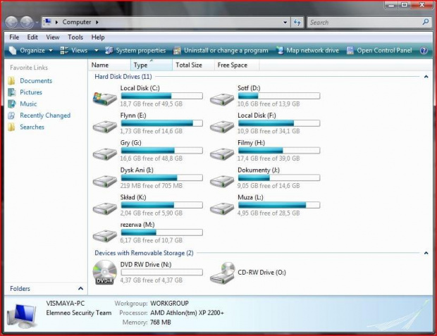 screeny z systemu Windows Vista rc1 #vista #vismaya #windows #beta