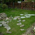 Płaskie kamienie, które uratowały moją kaskadę #ogród #oczko #KamienieKaskada