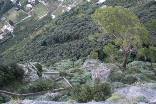 Capri - tędy szedłem (w sumie jakieś 750 m przewyższenia pokonałem :))