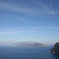 Capri - widok na kontynent