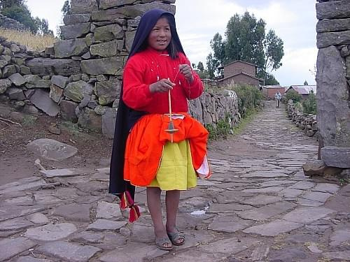 Wyspa Taquile na Jeziorze Titicaca, Peru