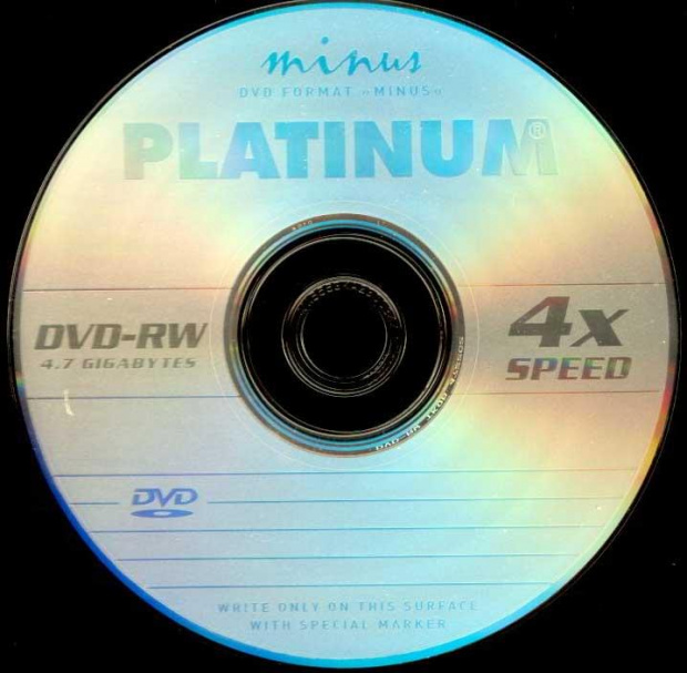 Fake 4x Platinum DVD-RW