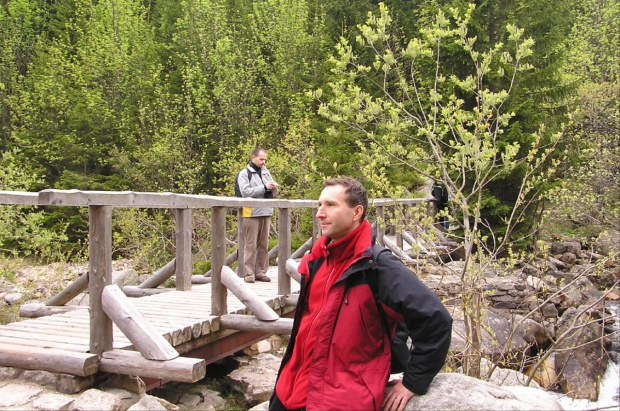 Mola, Tomek i Ania w Czeskich Karkonoszach