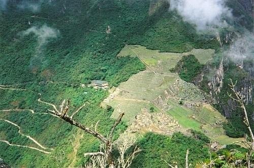 Widok na Machu Picchu z Huayna Picchu, Peru