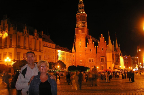 Rynek nocą #Miasto #Wrocław