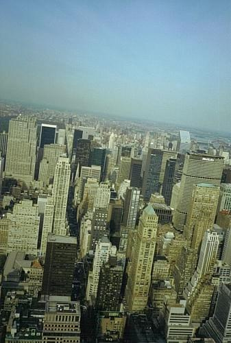 Widok na północ z Empire State Building, Nowy Jork