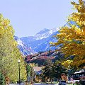 Beautiful view of the Little Cottonwood Canyon seen from the suburban area of Salt Lake Valley.
To wlasnie tutaj na wysokosci South Wasatch Boulevard, miesci sie wyjatkowa, mozna rzec najpiekniejsza i najmilsza restauracja w stanie Utah o nazwie "...