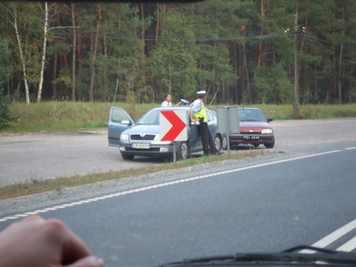 Tajniaki na obwodnicy bydgoskiej :)