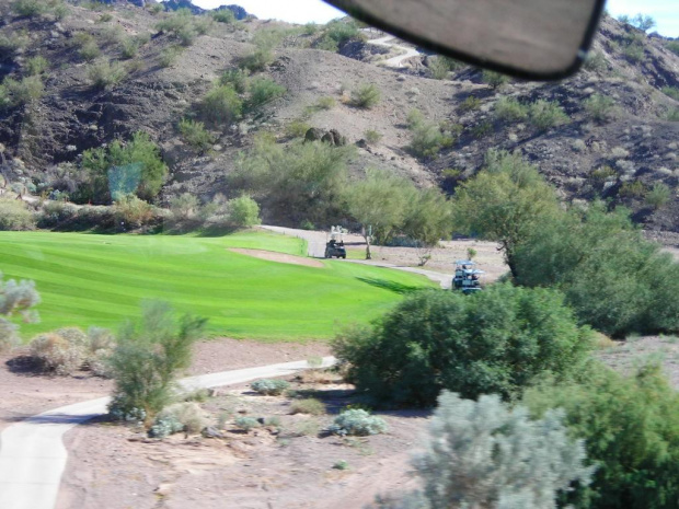Arizona State Highway 95.Pole golfowe
