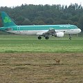 Aer Lingus Airbus A320-214 - EI-CVB PS: Idealne połączenie moich dwóch pasji...lotnictwa i łowiectwa :) #epkk #kraków #lotnictwo #samoloty