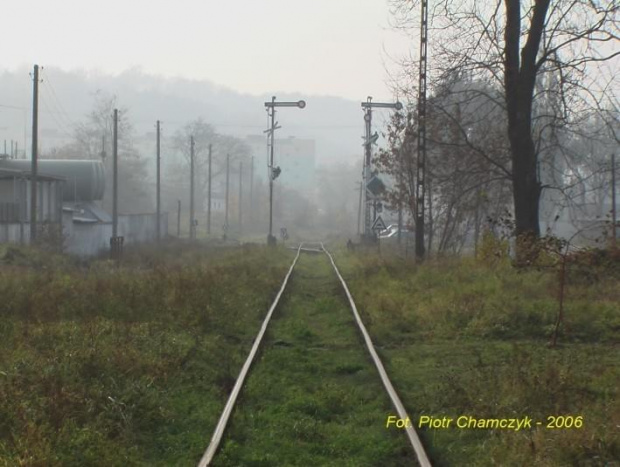 Czarnków - widok z dworca w kierunku Bzowo-Goraj #PKP #stacja #StacjaKolejowa #dworzec #Czarnków