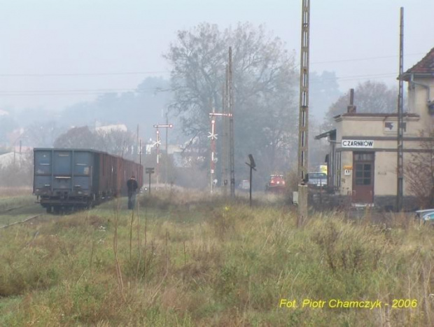 Czarnków - widok w kierunku Ujście (Piła) #PKP #stacja #StacjaKolejowa #dworzec #Czarnków