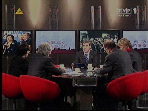 Wieczór wyborczy TVP i Dziennika. 12 listopada 2006. www.TVPmaniak.tv.pl