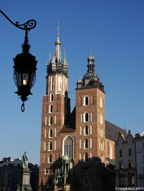 Kraków na widokówce :) #Kościół #Kraków #Mariacki #Rynek