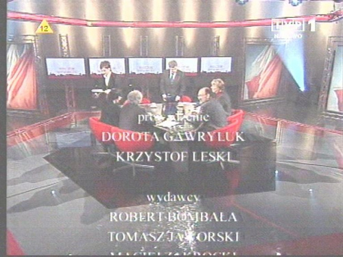 Wieczór wyborczy TVP i Dziennika.