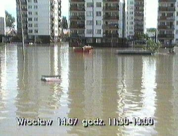 Wrocław pod wodą - 1997 r.