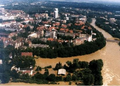 Wrocław pod wodą - 1997 r.