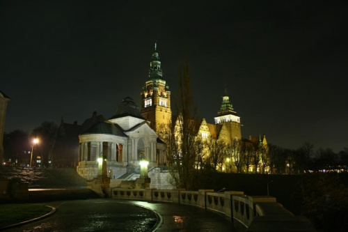 Urząd wojewódzki w Szczecinie #Szczecin #miasto #noc #UrządWojewódzki #WałyChrobrego