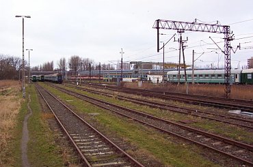 Kołobrzeg - dworzec kolejowy. 2004. #kolej