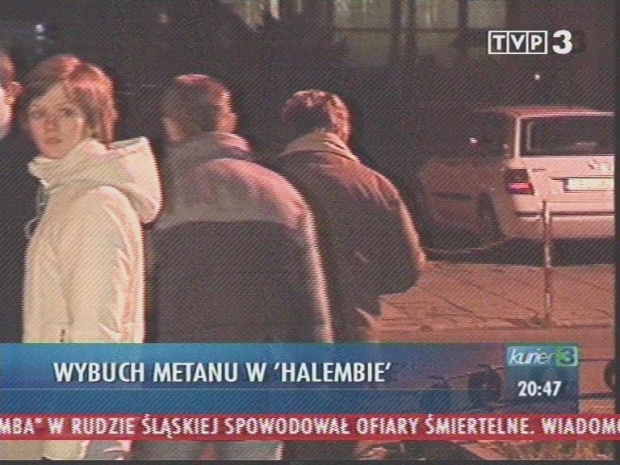 Tragedia w KWK Halemba w oczach telewizji.
www.TVPmaniak.tv.pl