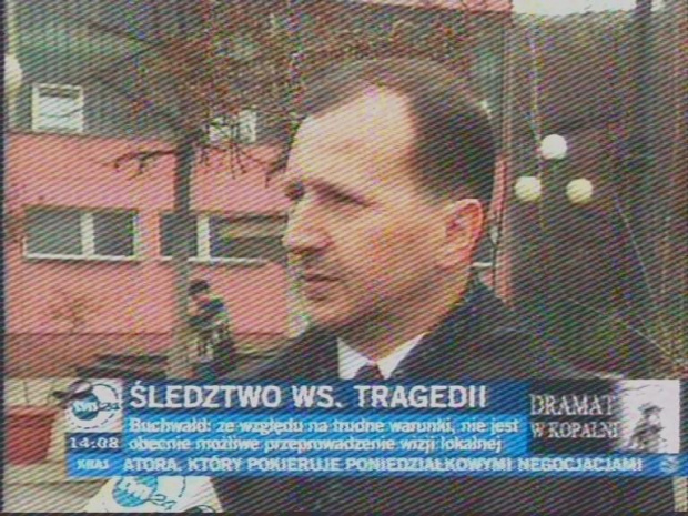 Tragedia w KWK Halemba w oczach telewizji.
www.TVPmaniak.tv.pl