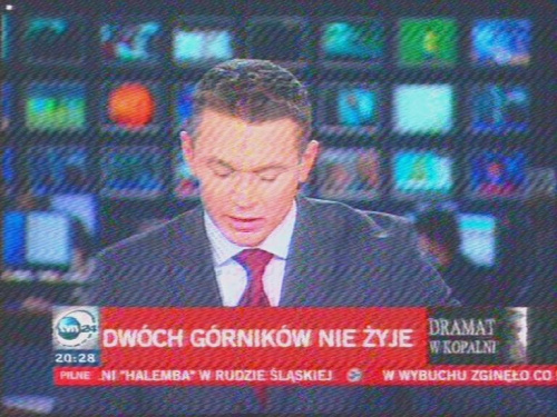 Tragedia w KWK Halemba w oczach telewizji.
www.TVPmaniak.tv.pl