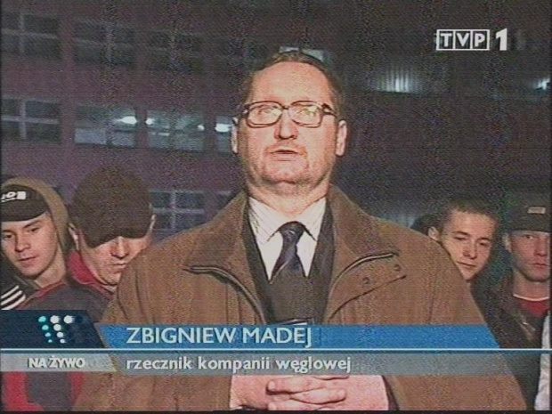 Tragedia w KWK Halemba w oczach telewizji.
www.TVPmaniak.tv.pl