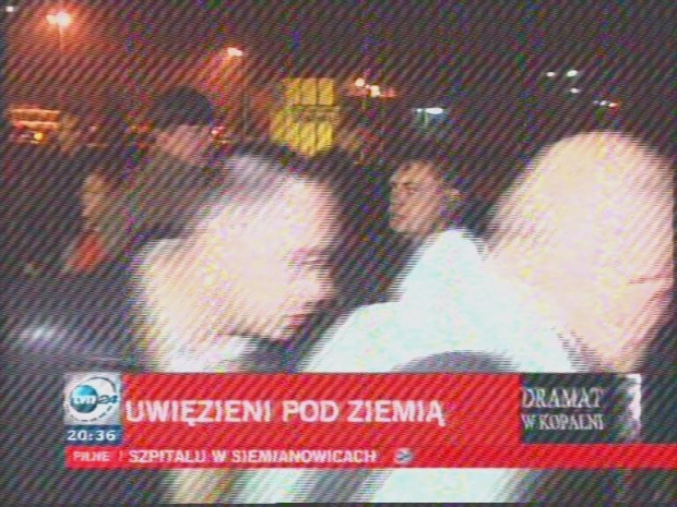 Tragedia w KWK Halemba w oczach telewizji.
www.TVPmaniak.tv.pl