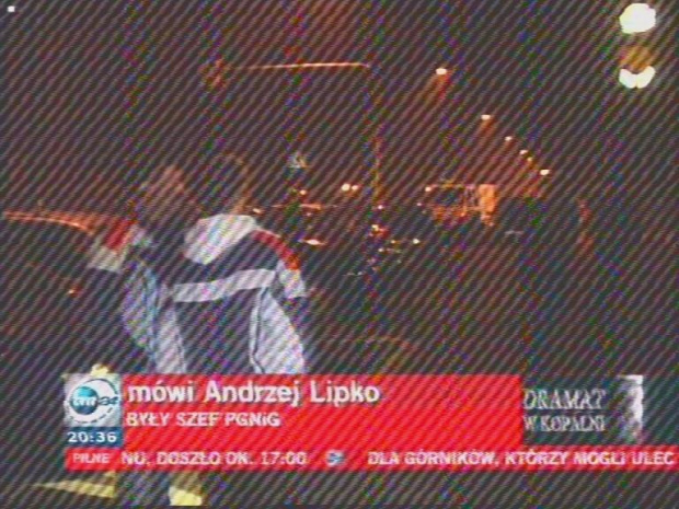 Tragedia w KWK Halemba w oczach telewizji.
www.TVPmaniak.tv.pl