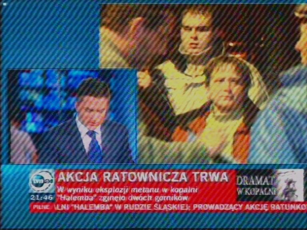 Tragedia w KWK Halemba w oczach telewizji.
www.TVPmaniak.tv.pl