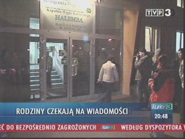 Tragedia w KWK Halemba w oczach telewizji.
www.TVPmaniak.tv.pl