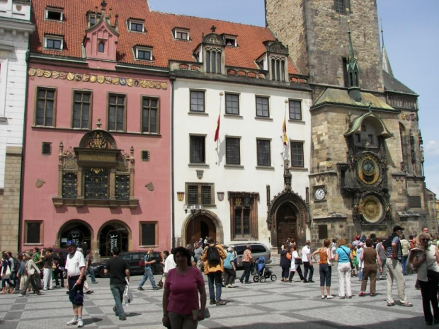 Rynek Starego Miasta #Praga #Rynek #Zegar #Ratusz #Miasto