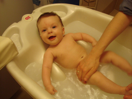 Majka w kąpieli w wanience od Agi :-)