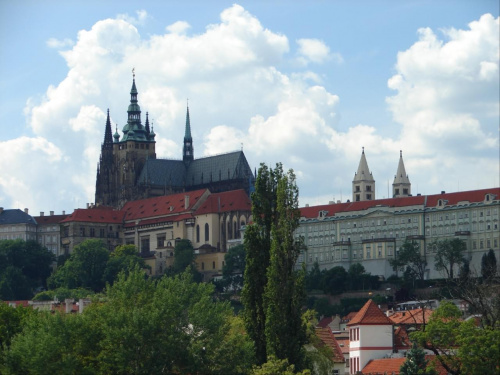 Widok na praski zamek #Praga #miasto #stolica