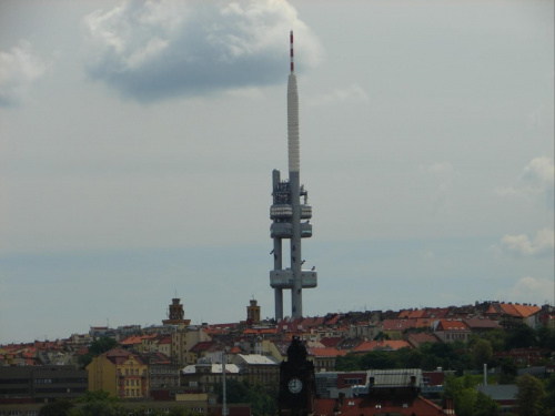 Wieża Jindřišska - widok na miasto #Praga #miasto #stolica