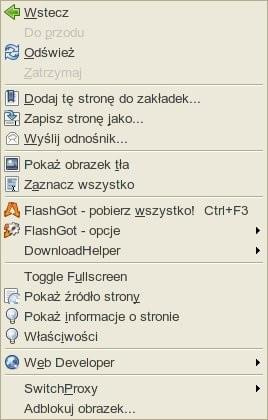 Menu #FirefoxTango