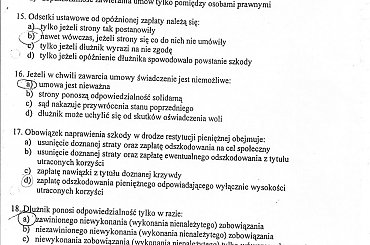 #Prawo #PrawoCywilne #Testy