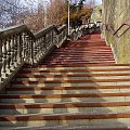 Sanok - schody Franciszkańskie #Sanok #schody