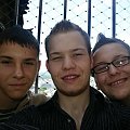 Ich, Adrian und Bartosch in Kölner Dom Süd-Turm.