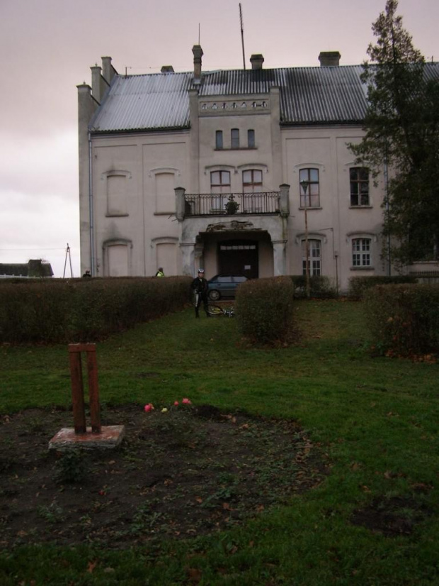 Elewacja północna Główczyckiego pałacu