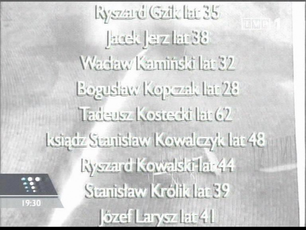 Specjalne wydanie głównych "Wiadomości" 13 grudnia 2006 roku - 25. rocznica ogłoszenia stanu wojennego.
www.TVPmaniak.tv.pl #tvp #tvp1 #wiadomości #gawryluk #dorota #StanWojenny #tvpmaniak