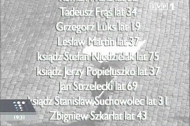 Specjalne wydanie głównych "Wiadomości" 13 grudnia 2006 roku - 25. rocznica ogłoszenia stanu wojennego.
www.TVPmaniak.tv.pl #tvp #tvp1 #wiadomości #gawryluk #dorota #StanWojenny #tvpmaniak