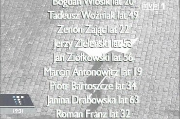 Specjalne wydanie głównych "Wiadomości" 13 grudnia 2006 roku - 25. rocznica ogłoszenia stanu wojennego.
www.TVPmaniak.tv.pl #tvp #tvp1 #wiadomości #gawryluk #dorota #StanWojenny #tvpmaniak
