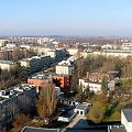 panorama z 15 pietra rektoratu UMCS w Lublinie. Polnocna czesc miasta. (9.12.2006 Lublin)