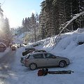 Parking pod Soszowem - panowie właśnie zaparkowali.